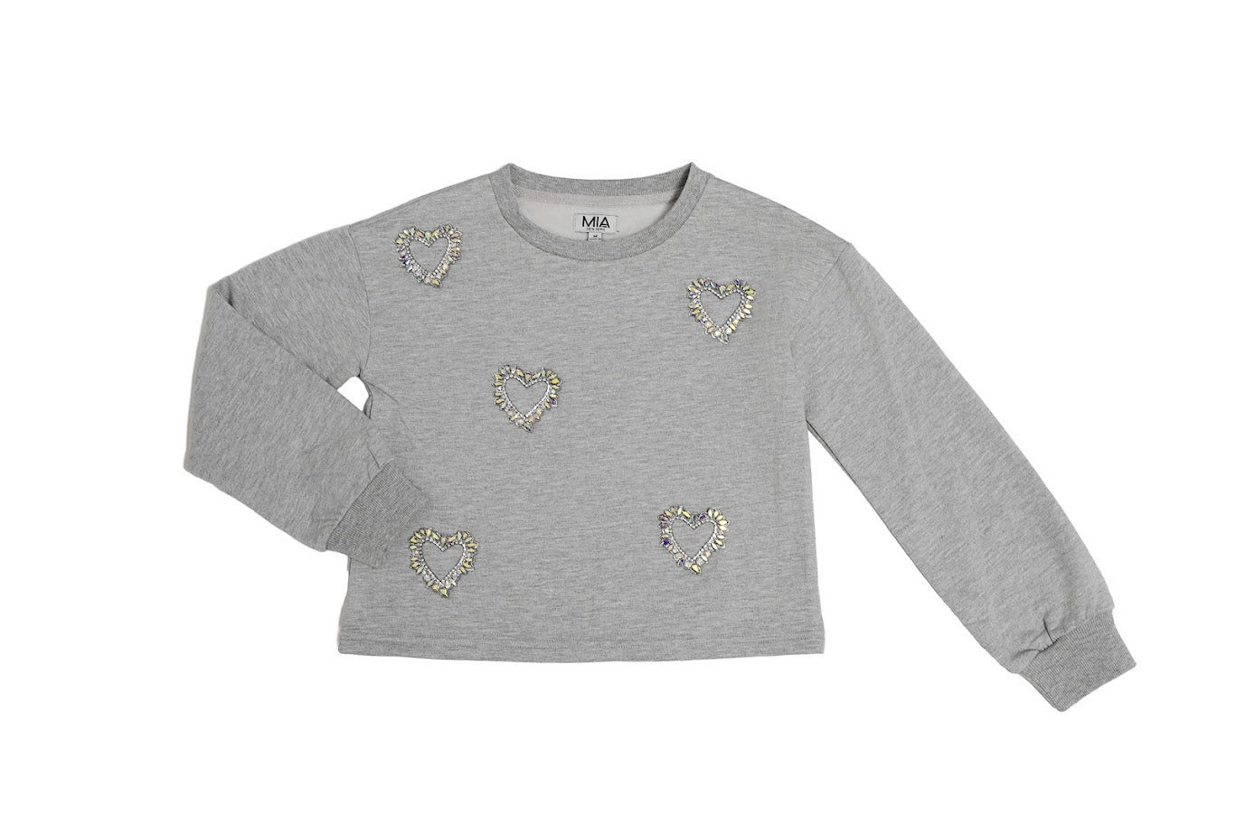 Heart Sweatshirt | Heather Gray