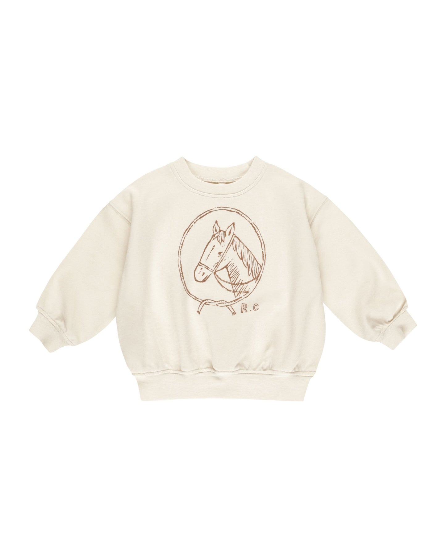 RELAXED SWEATSHIRT | HORSE