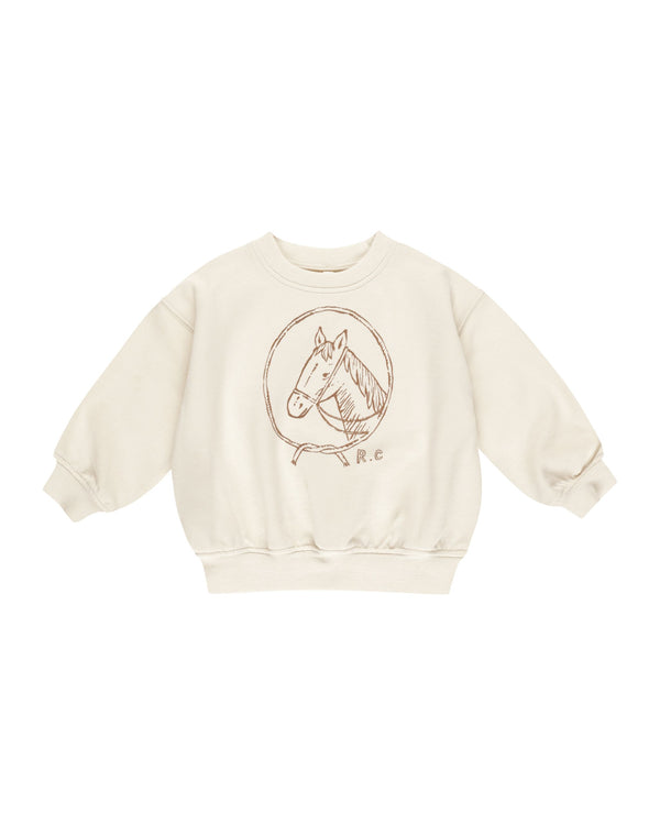 RELAXED SWEATSHIRT | HORSE