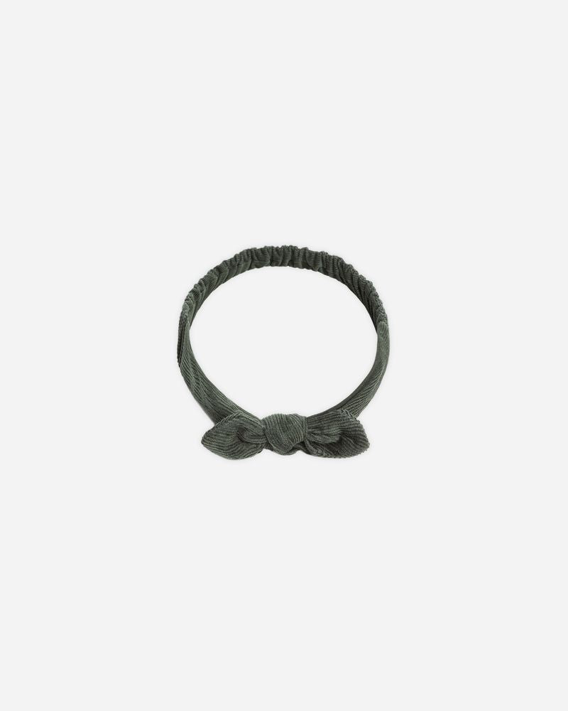 BABY BOW HEADBAND || EVERGREEN