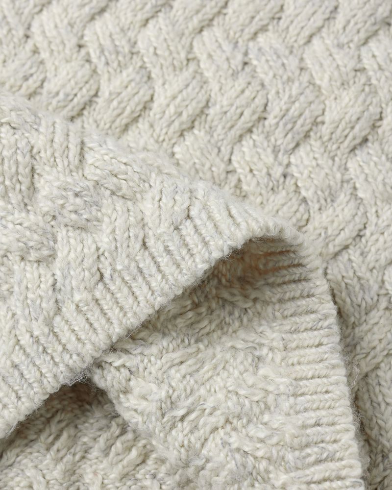 KNIT SWEATER || HEATHERED BLUE