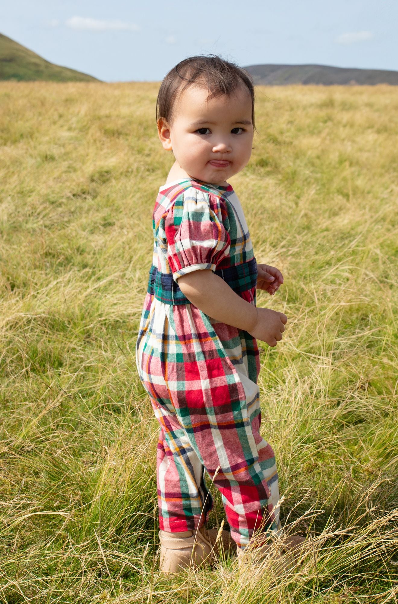 Baby Girls Ruby Jumper | Holiday Tartan
