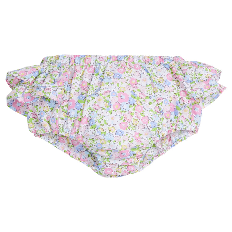 Tea Blouse + Ruffled Diaper Cover Set | Cheekwood Floral