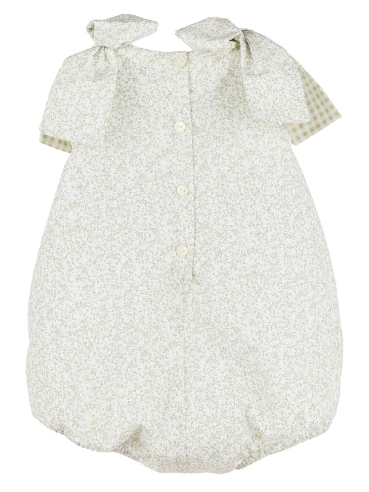 Fresh Blooms Bow Bubble | Green