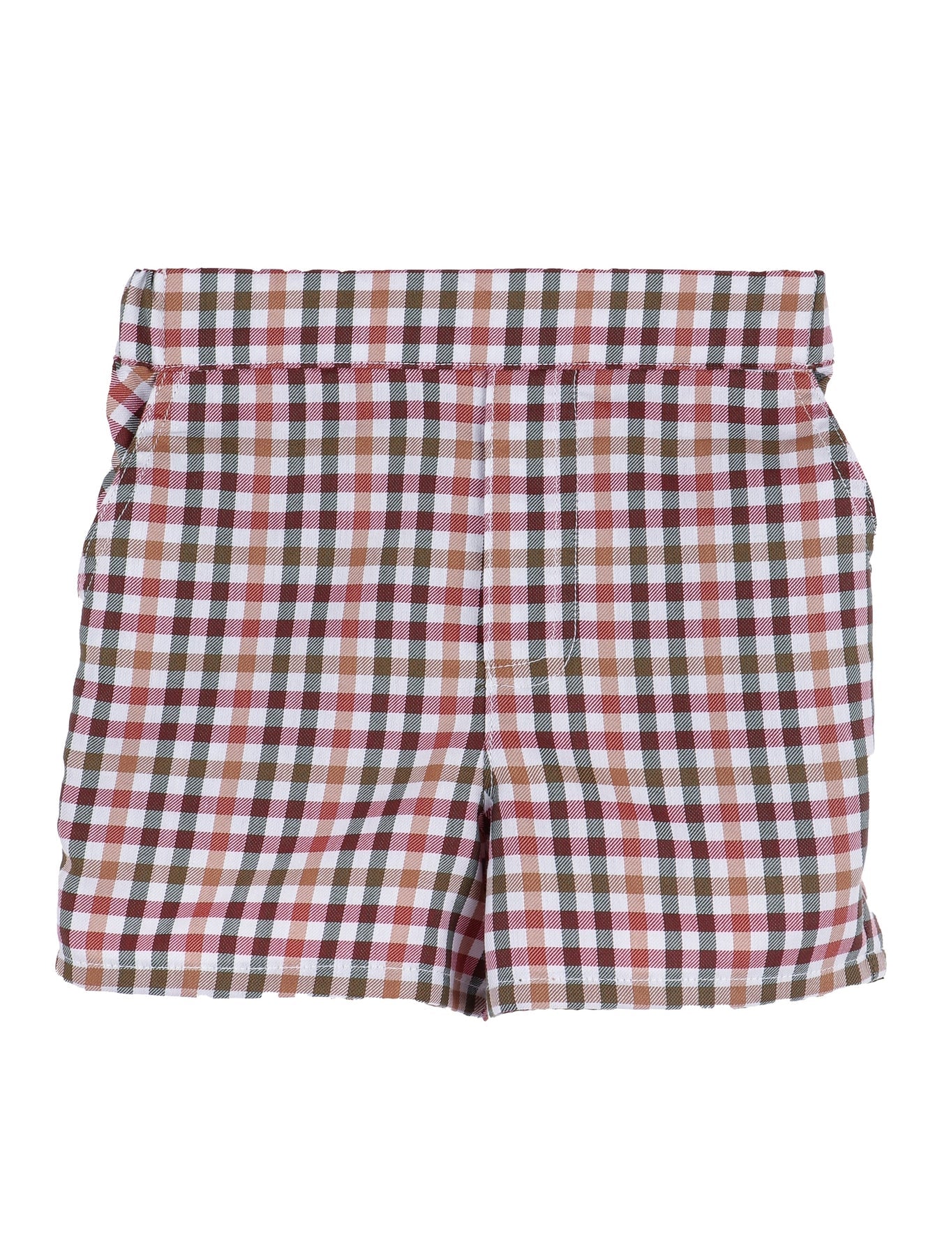 Cider Checks Boy Short Set