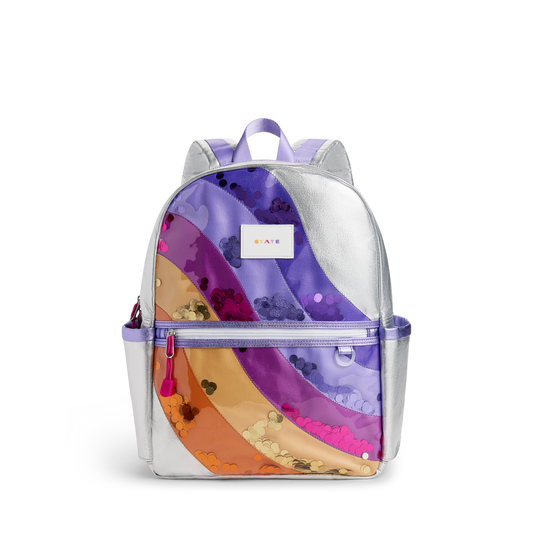 Kane Double Pocket Backpack | Sequin Wave