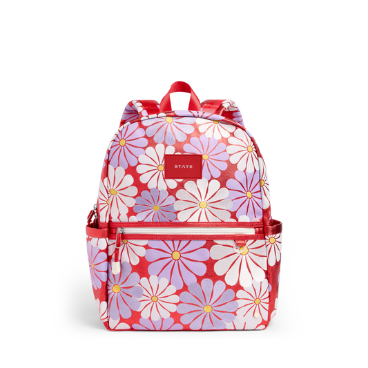 Kane Double Pocket Backpack | Ruby Floral