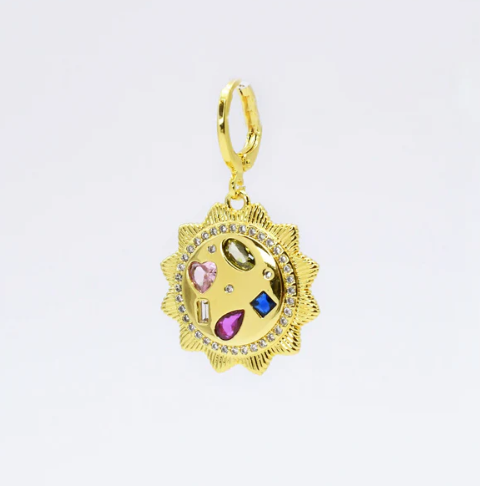 Multi Gem Star Charm