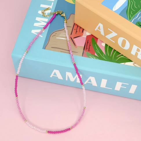 Amalfi Breeze Necklace | Mix of Pink