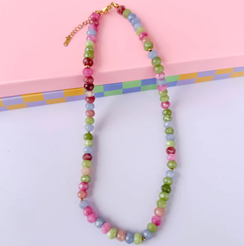 Garden Party Beaded Necklace