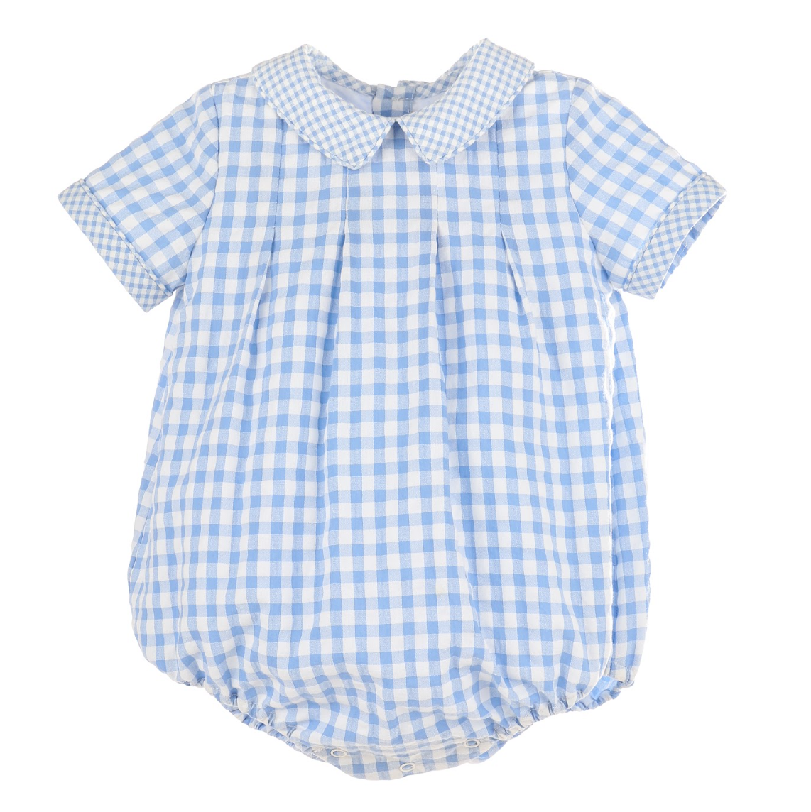 Blue Gingham Duo Bubble