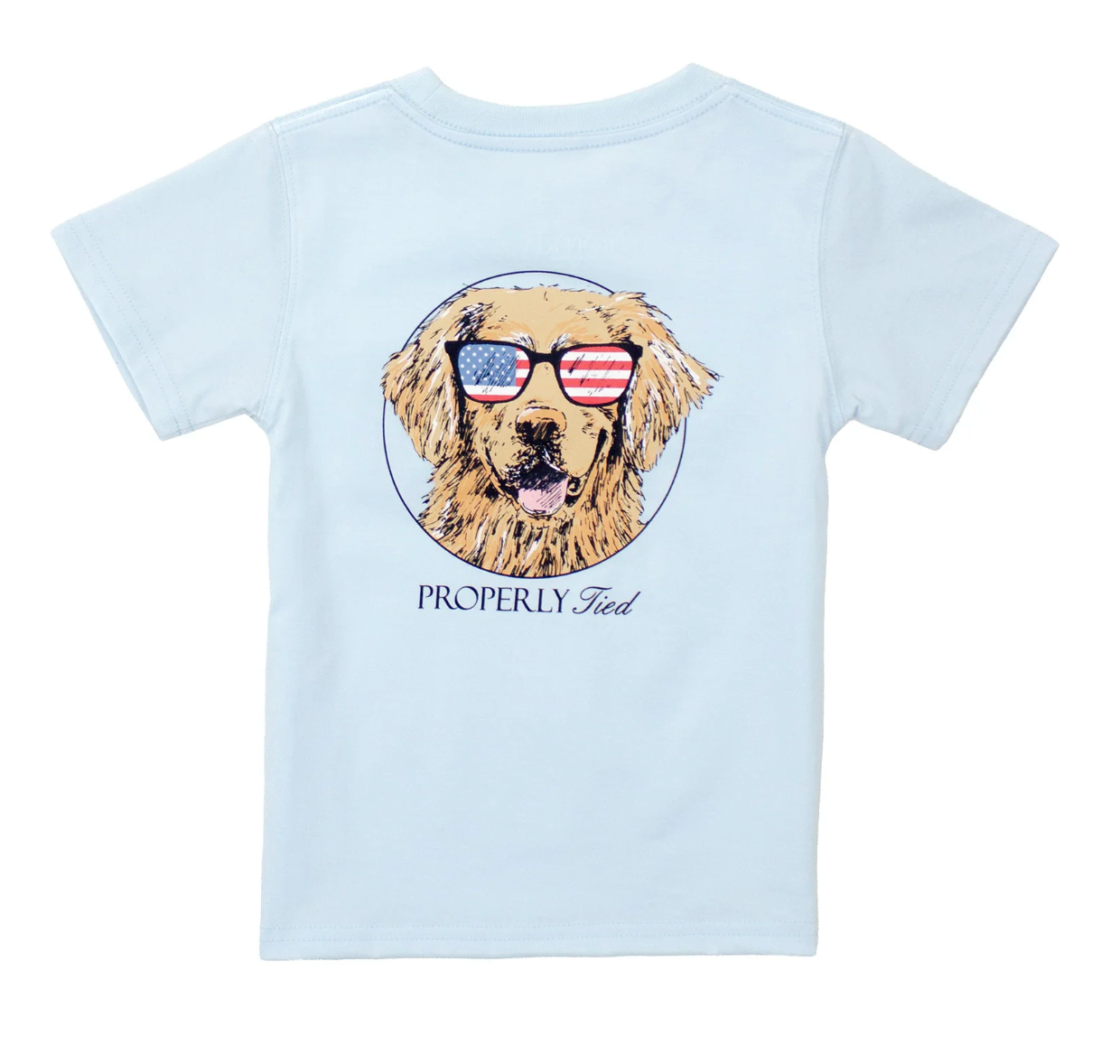 Boys Short Sleeve Tee | Patriot Dog