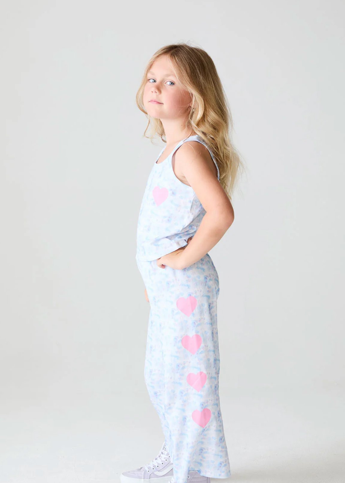 Tie Dye Heart Tank