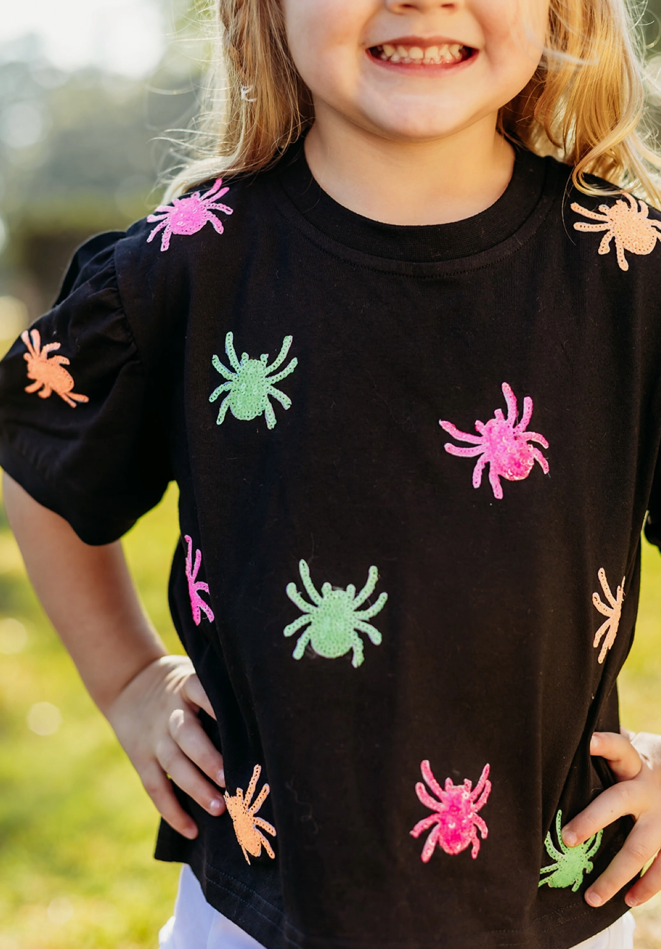Sequins Puff Sleeve | Spider