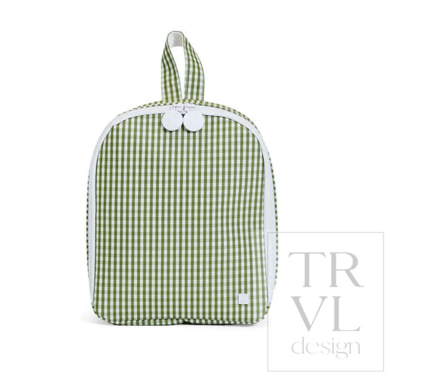 Insulated Lunch Box | Moss Gingham