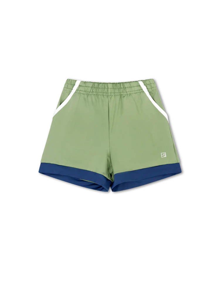 Graham Short | Pistachio Green, Baton Rouge Blue