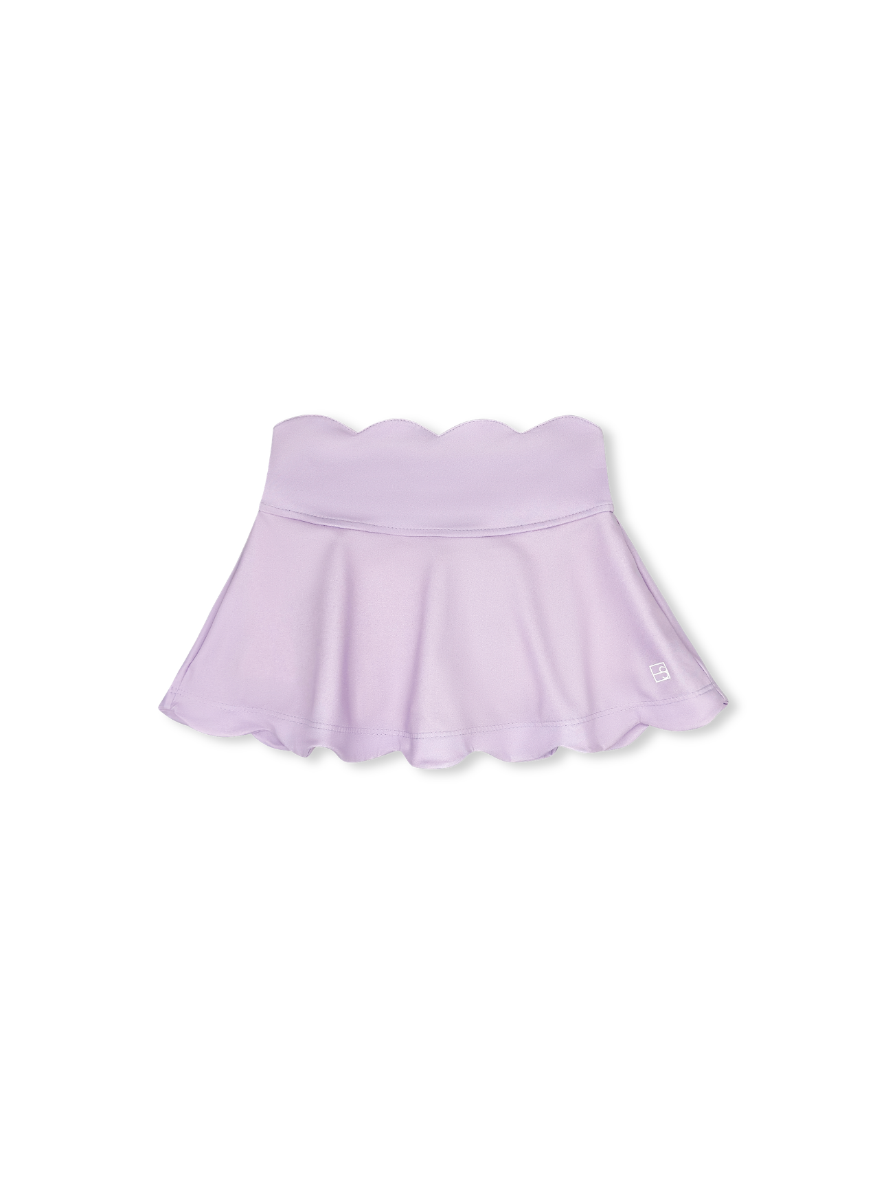 Zoe Scallop Skort | Petal Purple