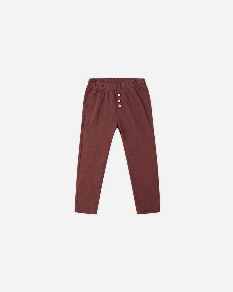 CRU PANT || BURGUNDY