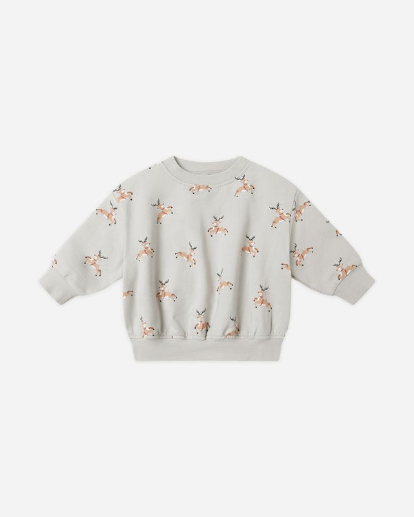 RELAXED FLEECE SWEATSHIRT || REINDEER