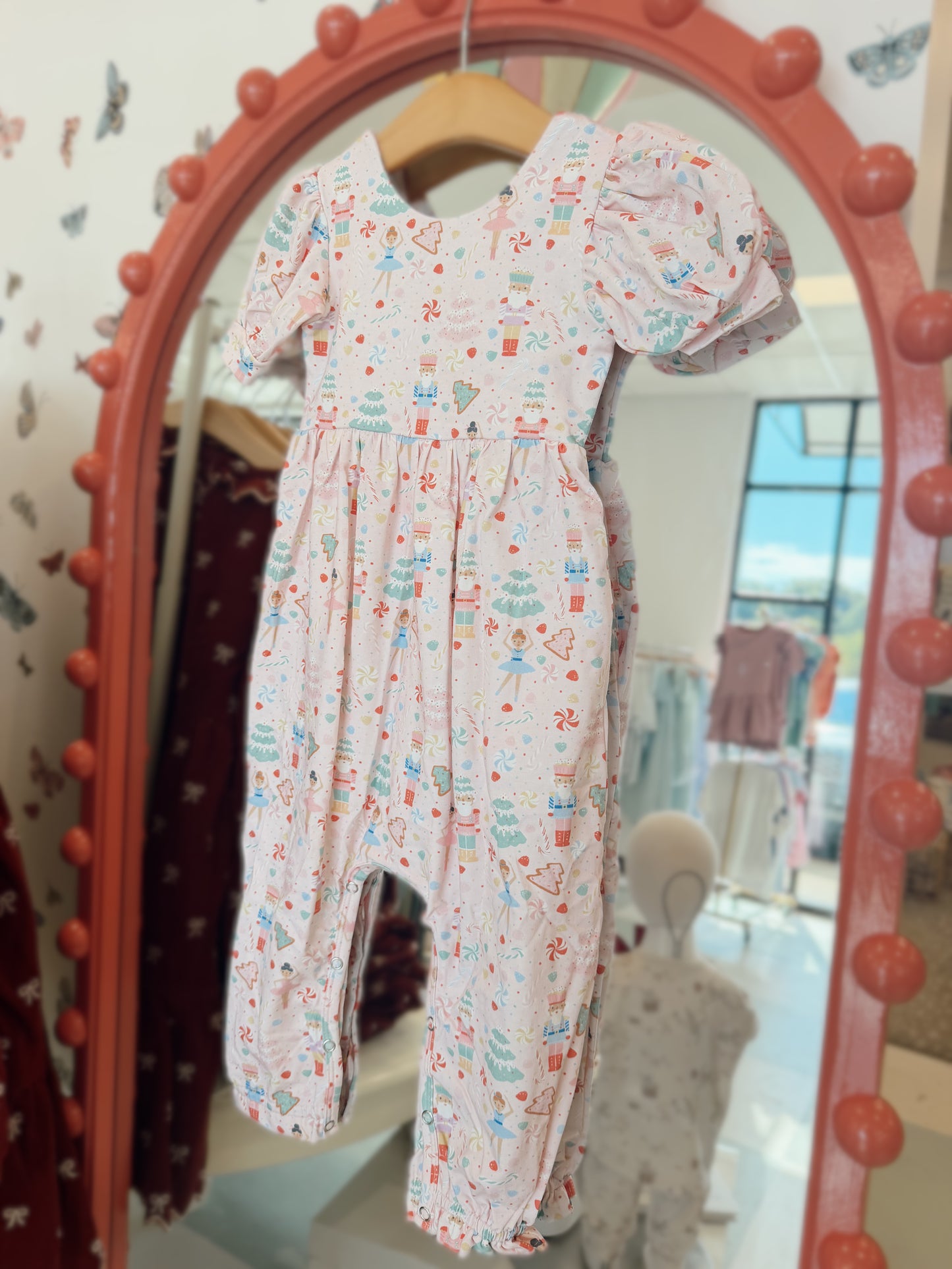 Puffed Rosie Romper | Sugar Plum