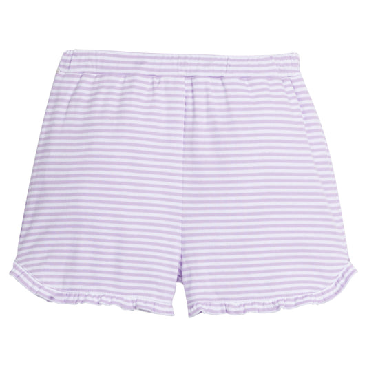 Tulip Knit Short | Lavender Stripe
