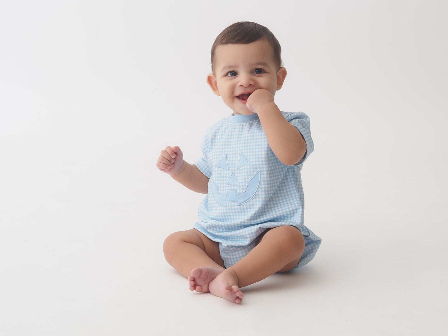 Boys Bubble | Jack O Lantern | Blue