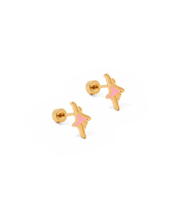 Screwback Stud Earrings | Ballerina