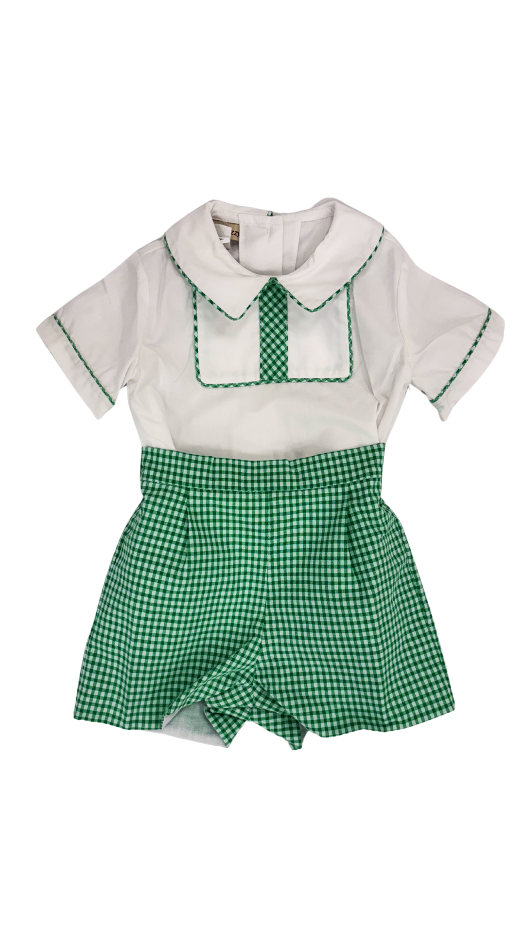 Noah Seersucker Short Set | Green