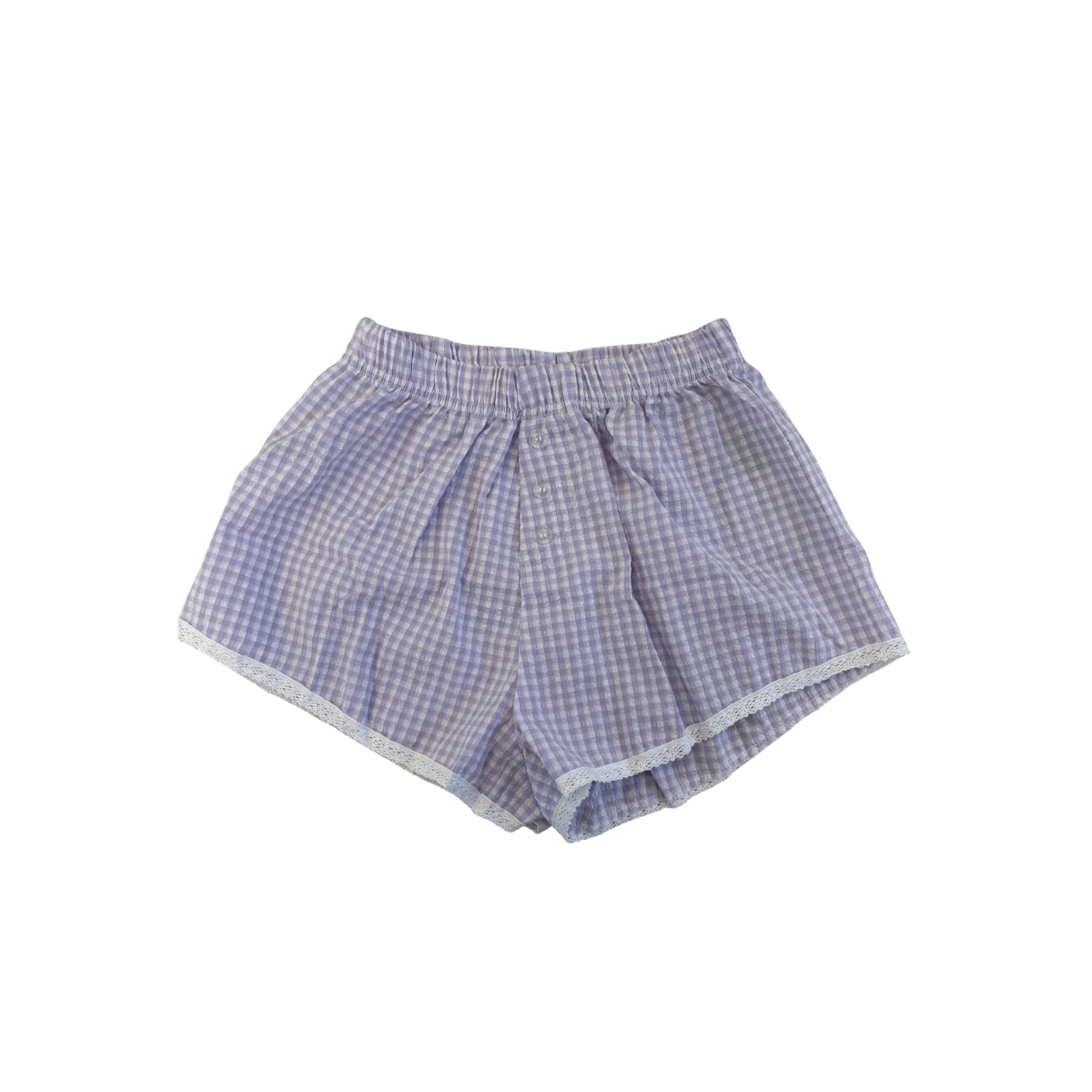 Gingham Short | Lavender