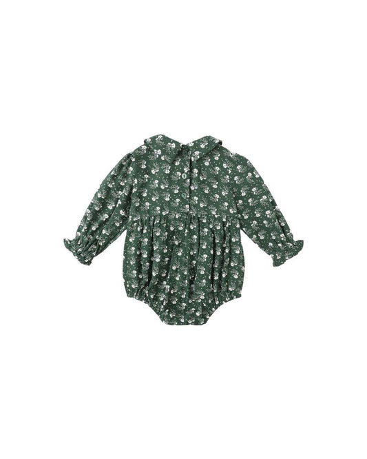 CORA ROMPER || GREEN DITSY