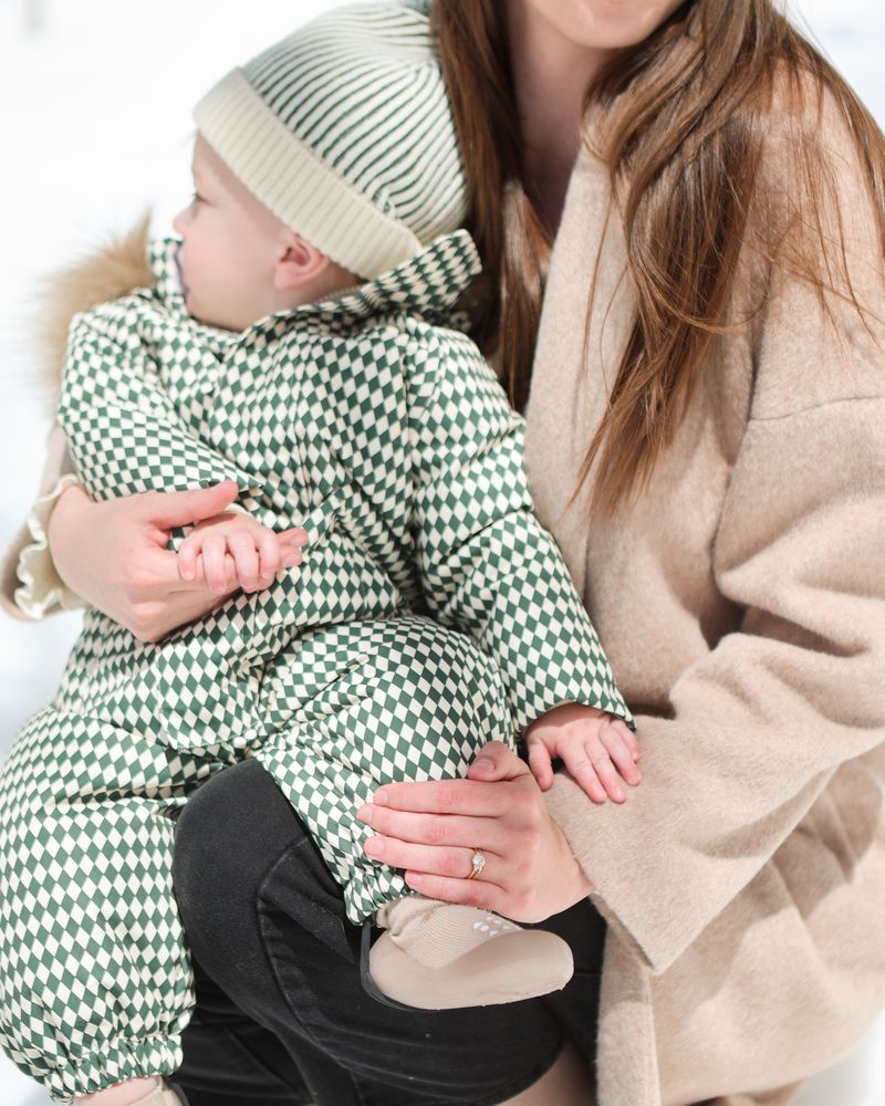 BEANIE || GREEN STRIPE