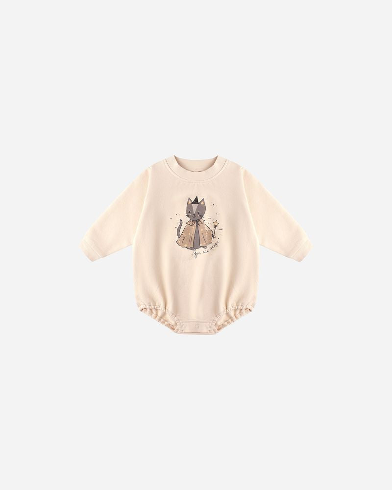 CREWNECK BUBBLE ROMPER || MAGIC
