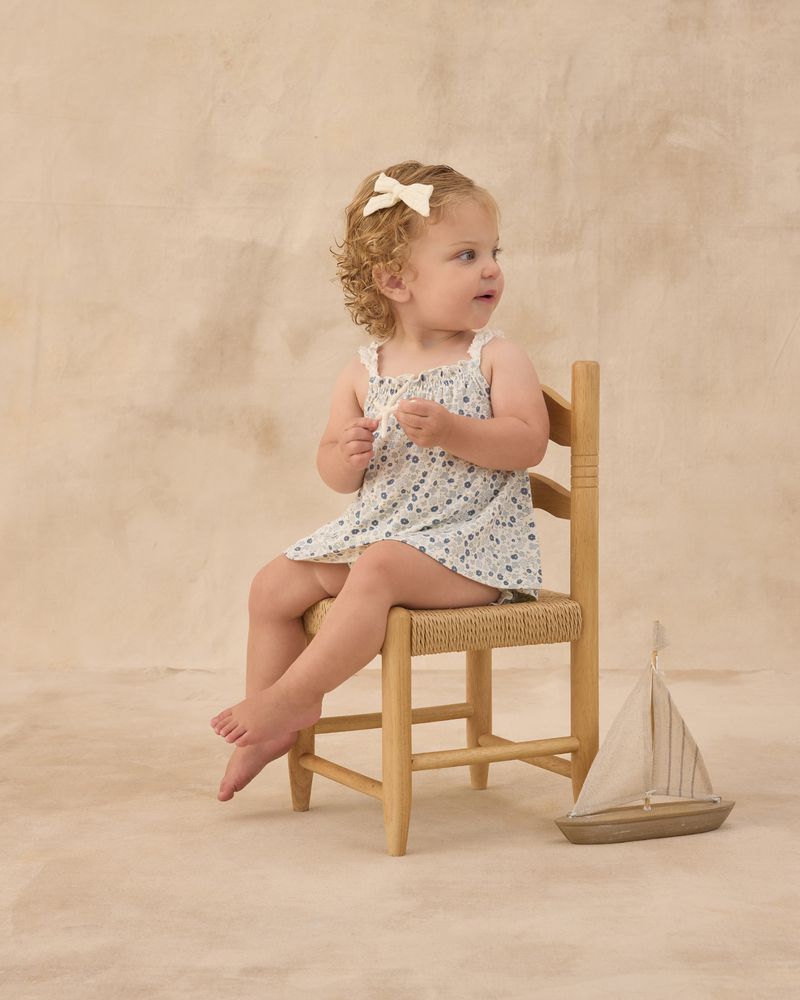 SWING TOP & BLOOMER SET | BLUE DITSY