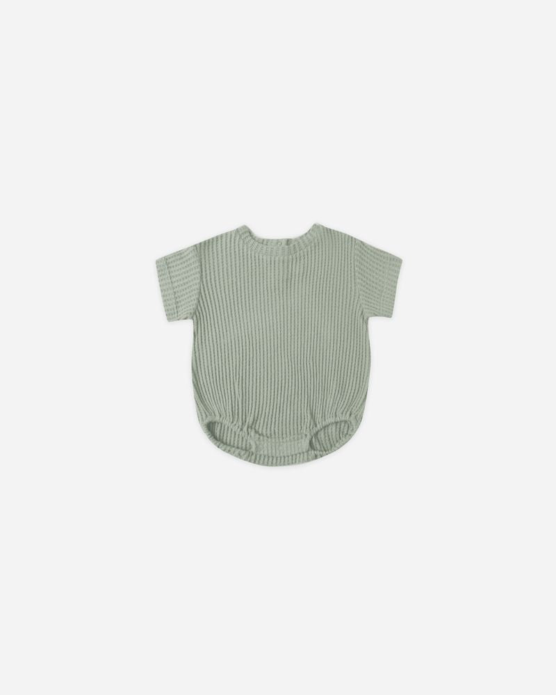 RELAXED BUBBLE ROMPER || FERN