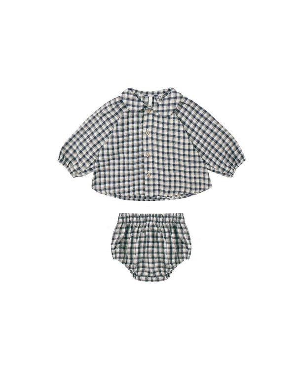 NELLIE SET || NAVY CHECK