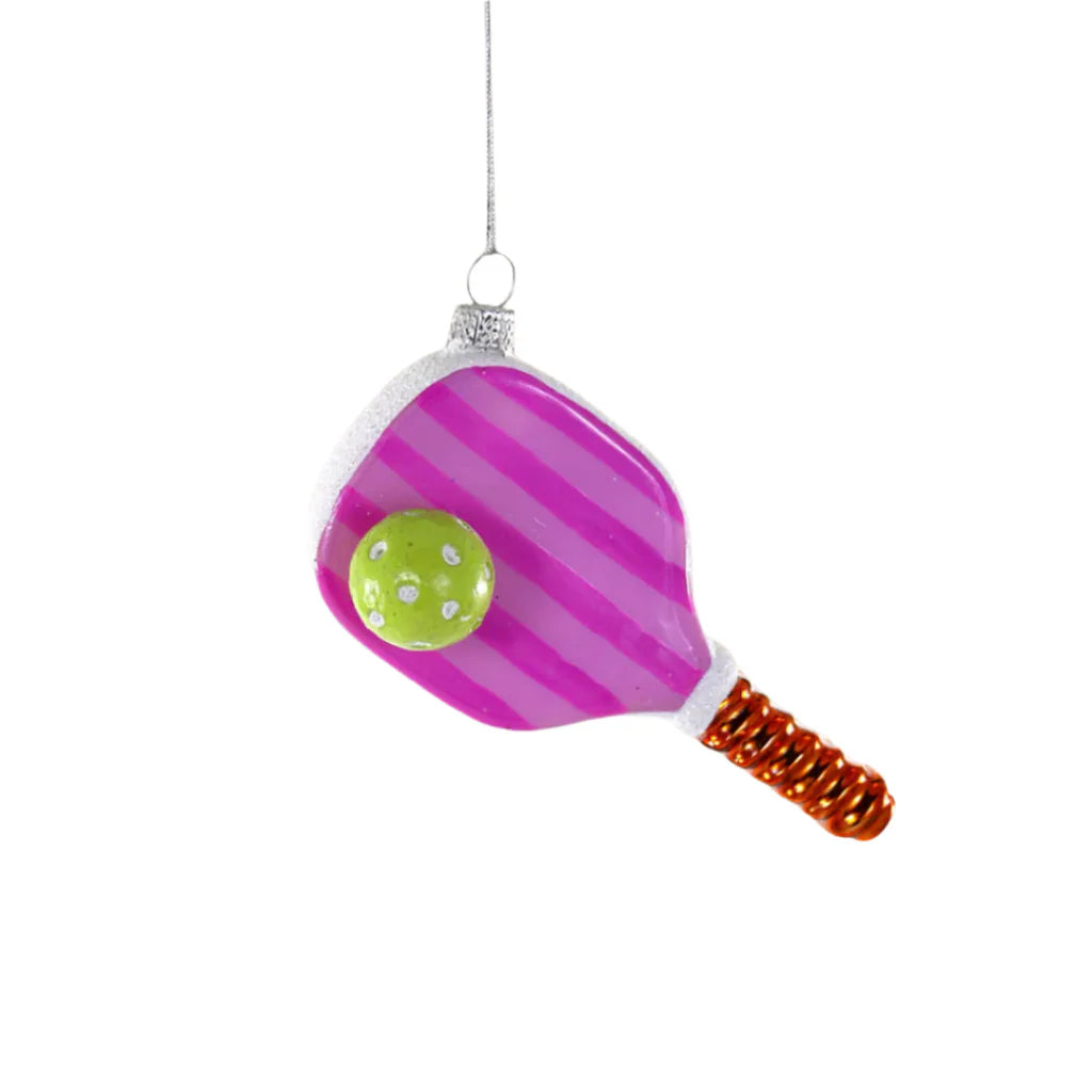 Pink Pickleball Ornament