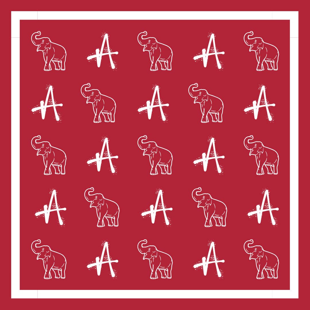 Alabama Bandana GameDay Scarf