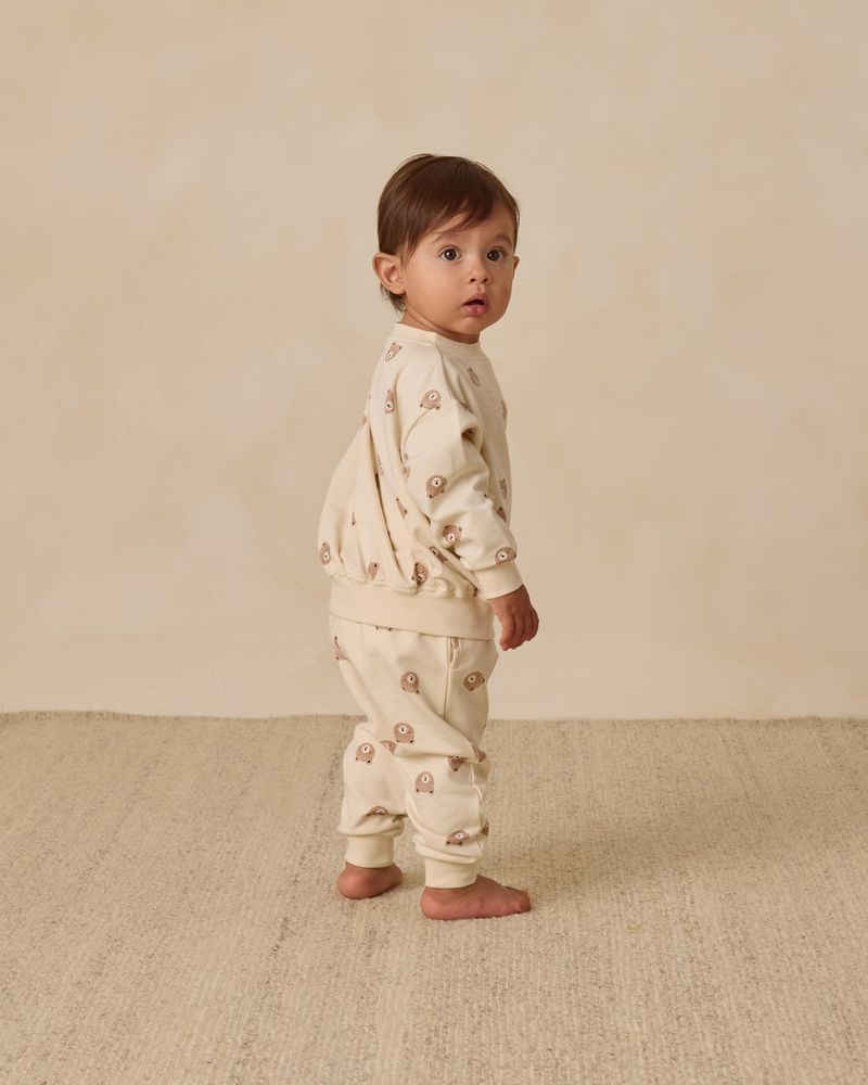 RELAXED SWEATPANT || BROWN BEAR