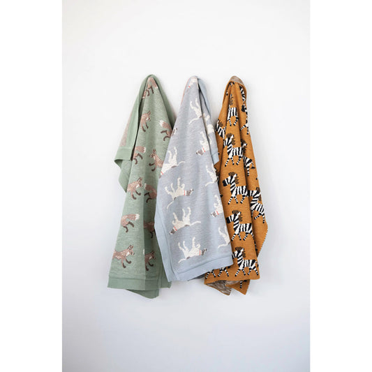 Dog Cotton Knitted Blanket