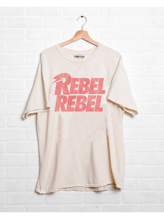 David Bowie Rebel Repeat Graphic Tee | Off White