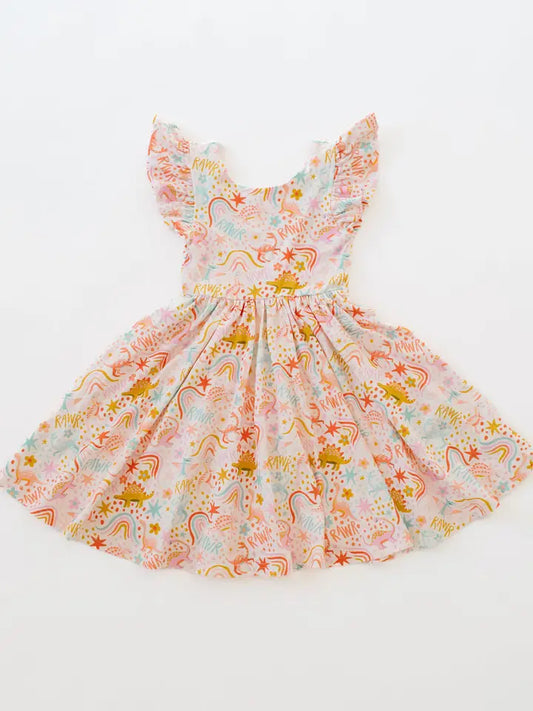 Olivia Twirl Dress | Dreamy Dino