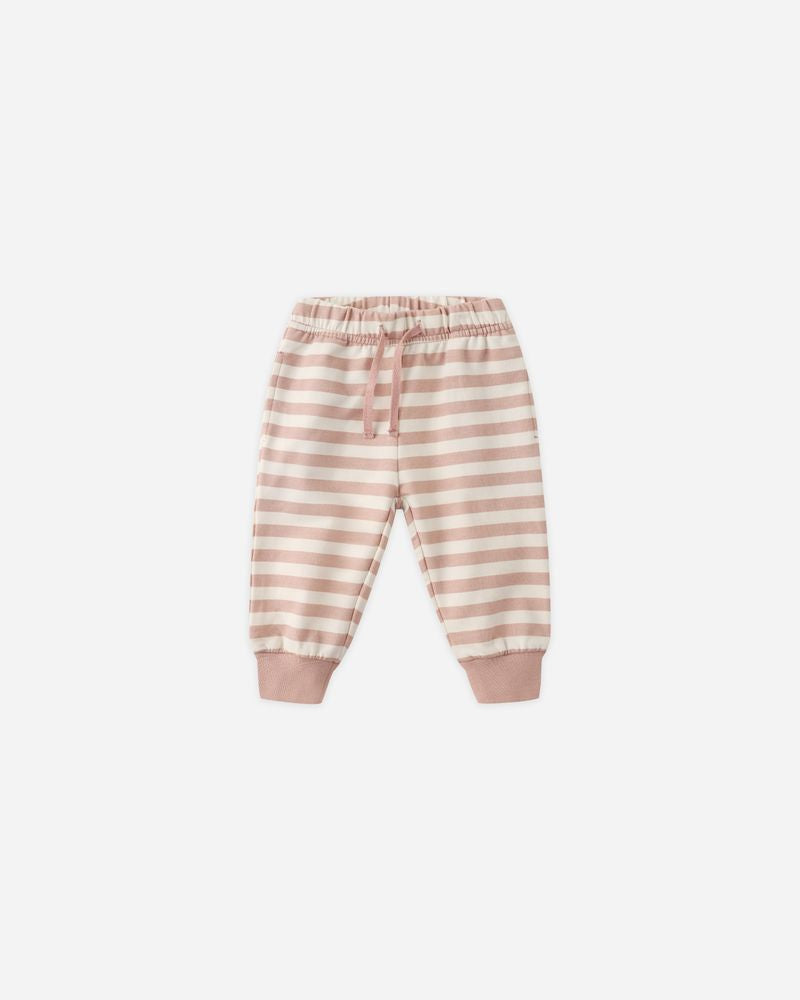 RELAXED SWEATPANT || PINK STRIPE