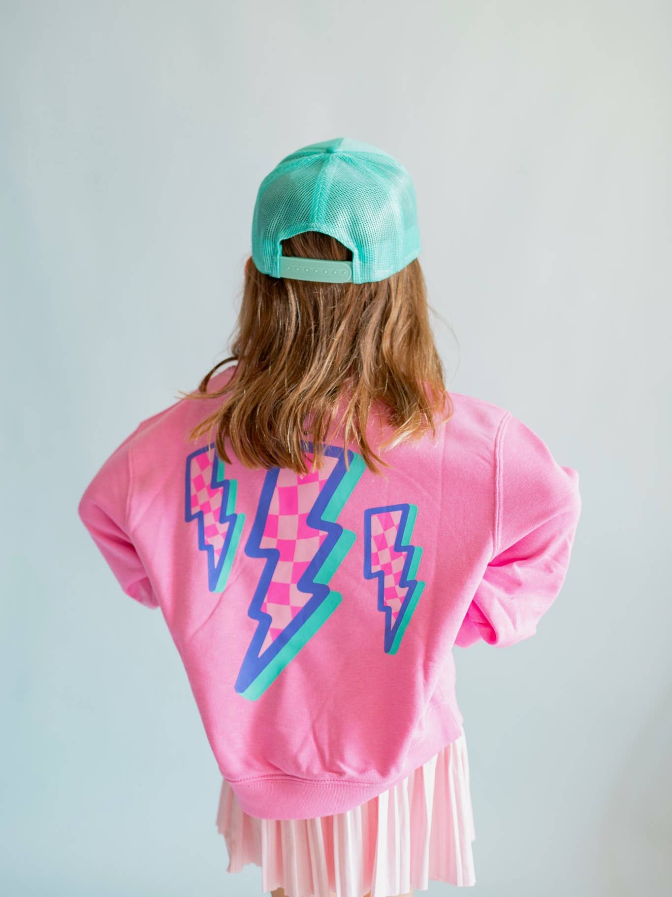 Anything Is Possible Lightning Sweatshirt | Berry Pink