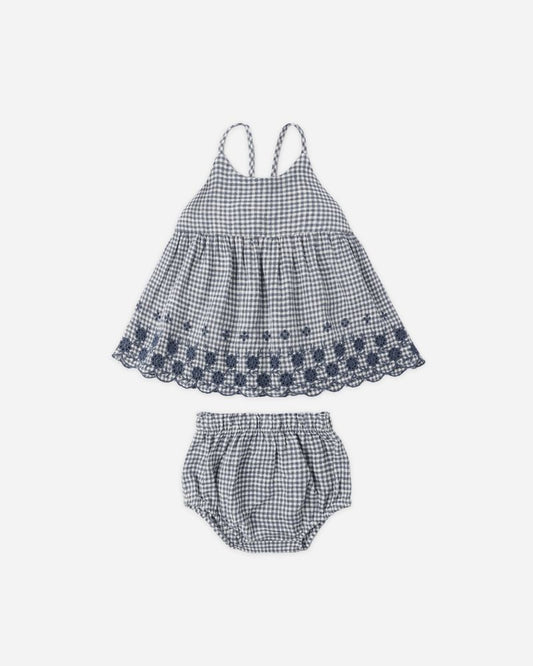 ZENNI SET | MARINE GINGHAM
