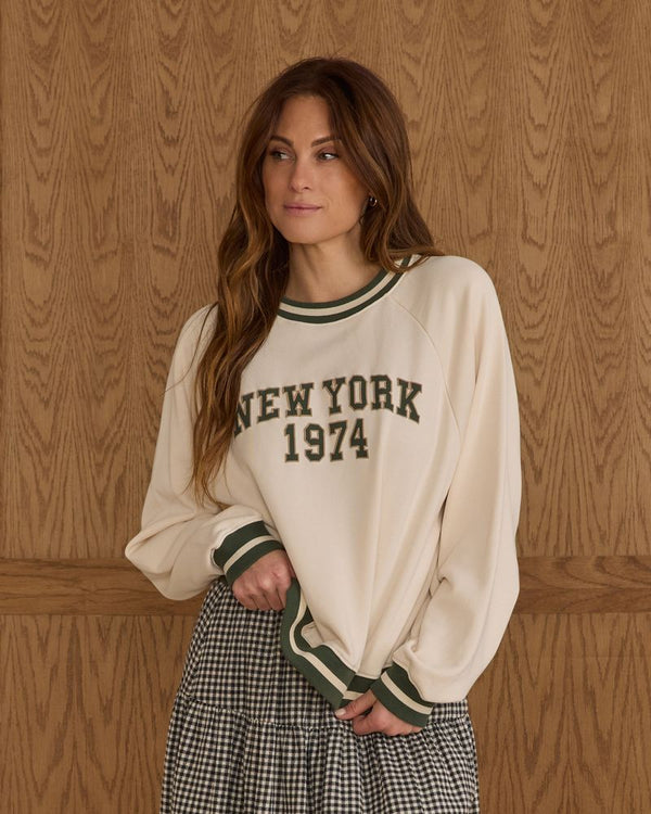 OVERSIZED RAGLAN SWEATSHIRT || NEW YORK - WOMENS
