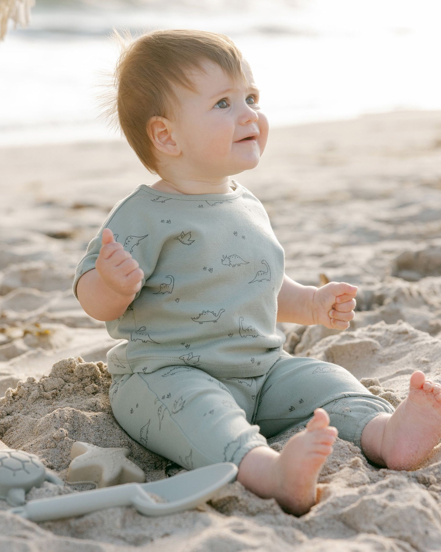 JERSEY TEE + PANT SET || DINO