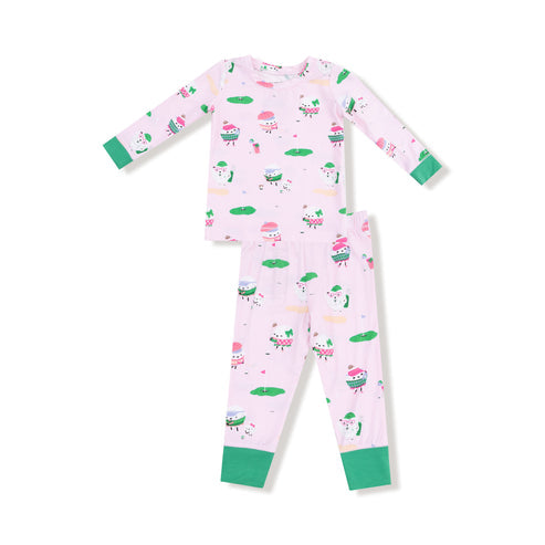 Golf Pros | Pink | LS Loungewear Set