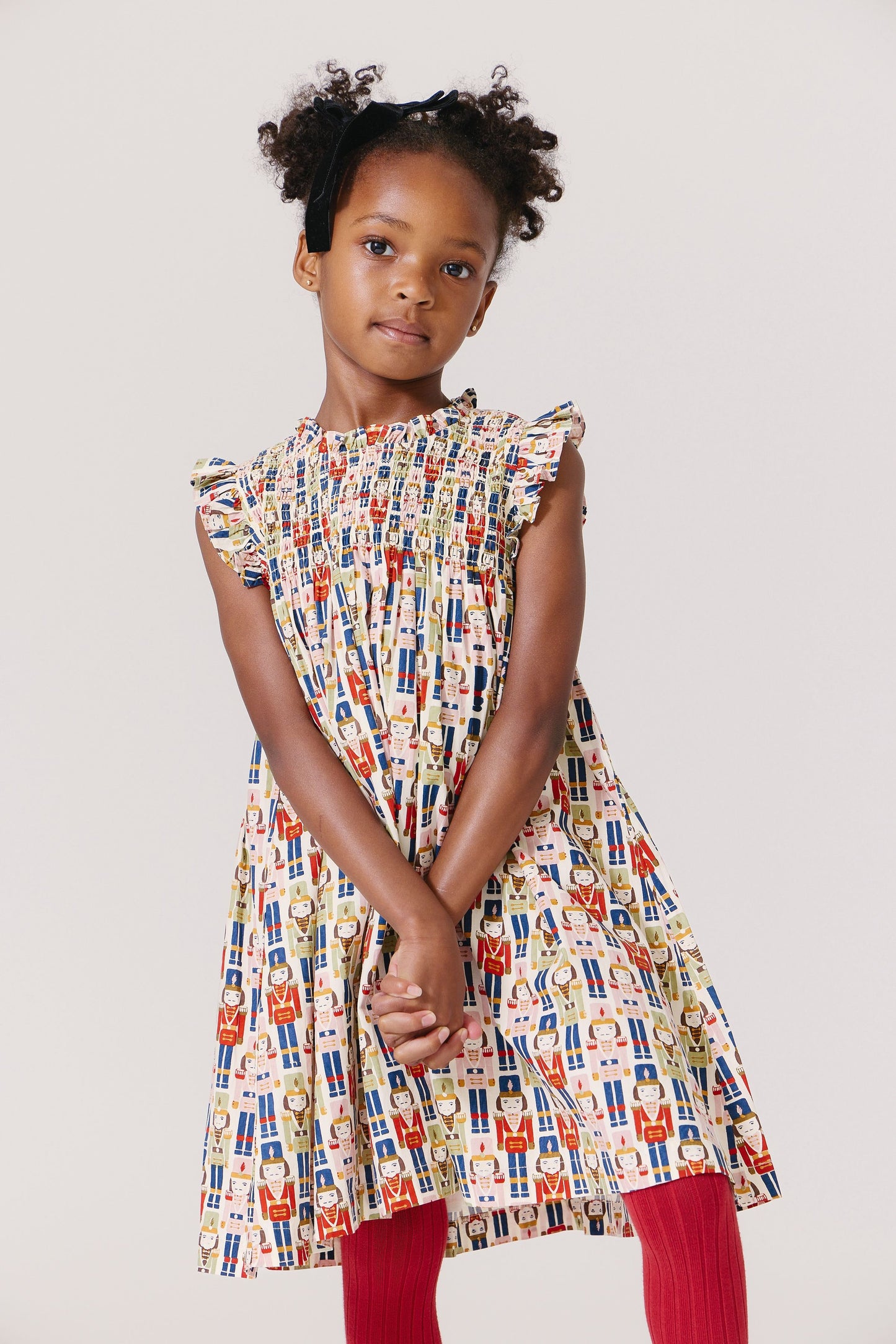 Girls Stevie Dress | Vintage Nutcracker