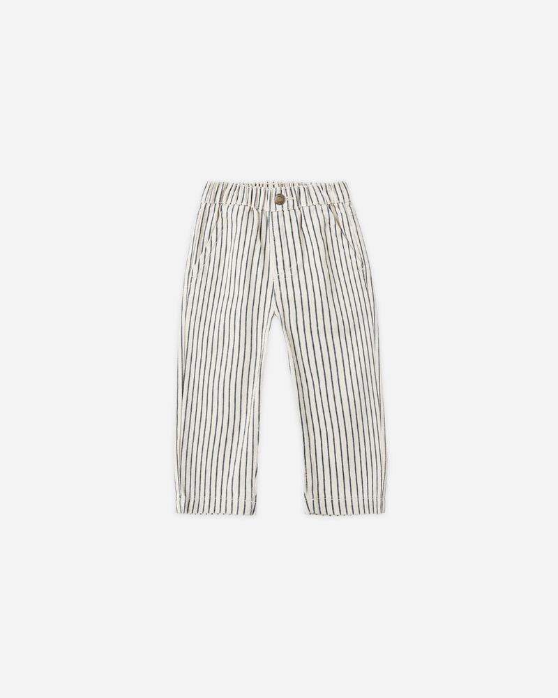 BAGGY PANT || NAVY PINSTRIPE
