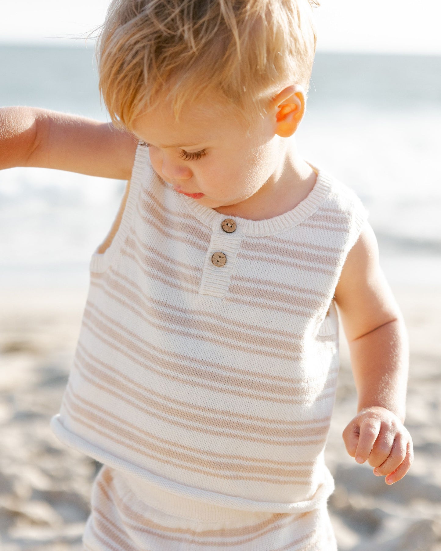 TAYLOR KNIT SET || OAT KNIT STRIPE